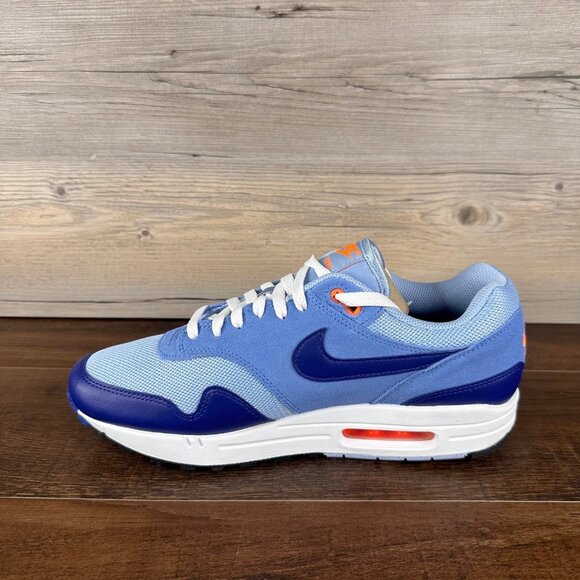 Nike Air Max 1 Essential Psychic Blue Mens Size 10.5 Deep Royal Blue FZ5808 400 - Picture 7 of 9